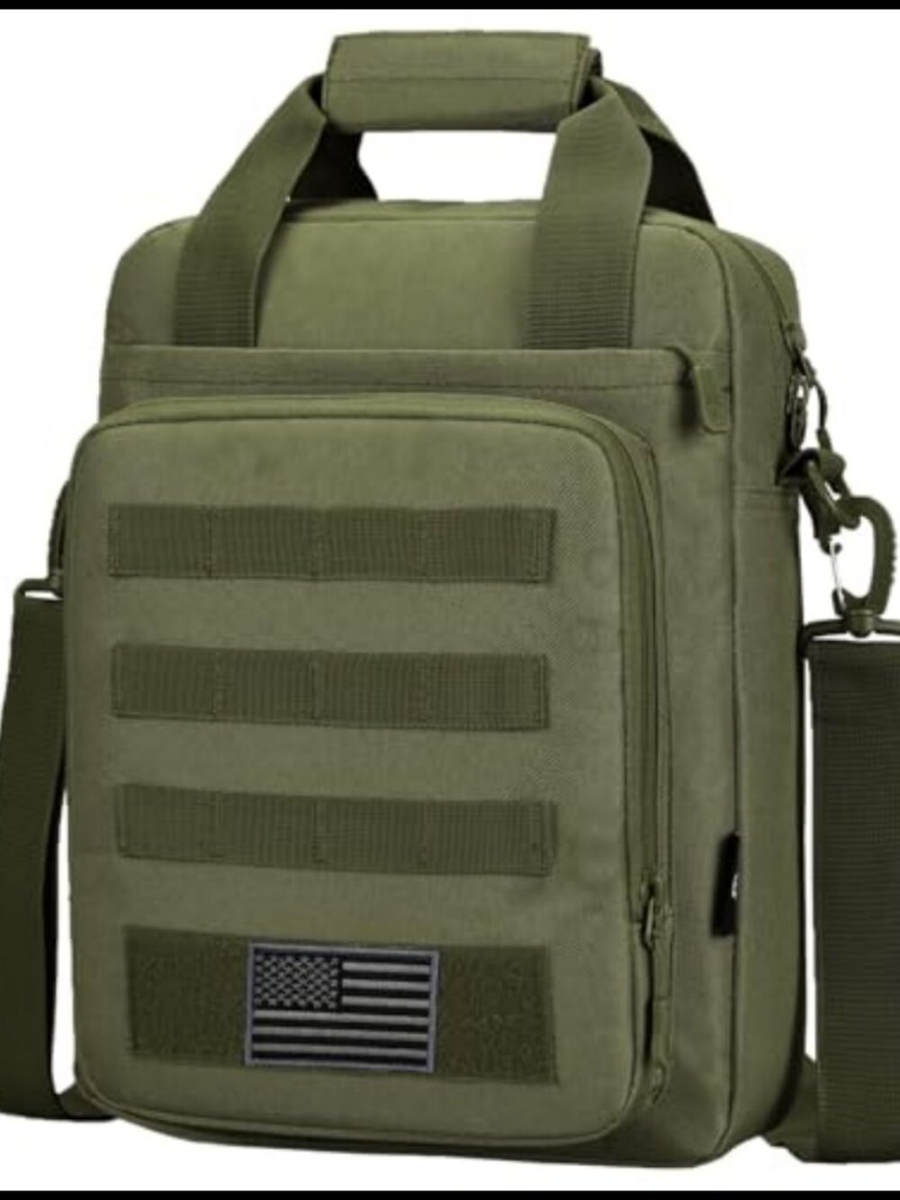 Tactical Messenger Bag Laptop Briefcase MOLLE Nylon Shoulder Pack